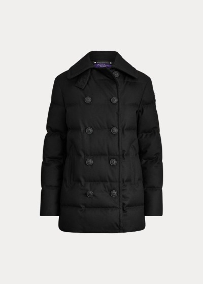 Chaquetas De Plumas Ralph Lauren Mujer Negros - Nigel Virgin Wool - VCKPH6529